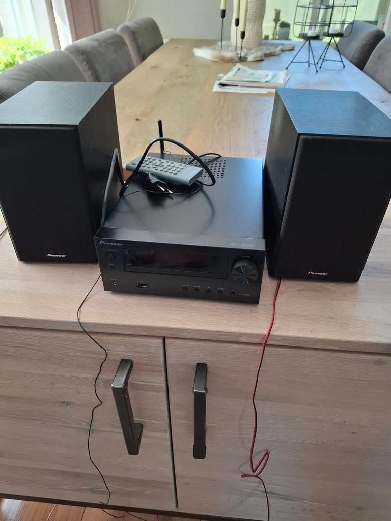 Pioneer Microset met speakers en afstandsbediening, Ophalen of Verzenden