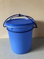 Z.G.A.N. wasemmer + HENGSEL wonderemmer emmer TUPPERWARE, Ophalen of Verzenden, Zo goed als nieuw, Blauw, Overige typen