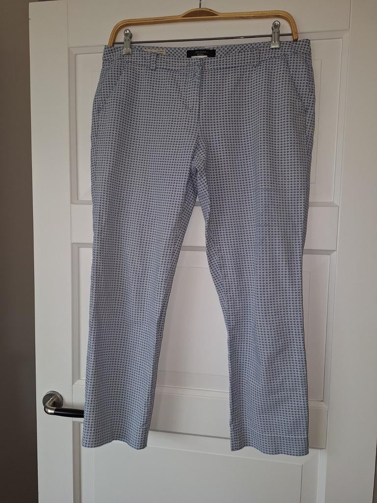 Broek Weekend Max Mara mt 42 44, Blauw, Ophalen of Verzenden, Driekwart, Gedragen