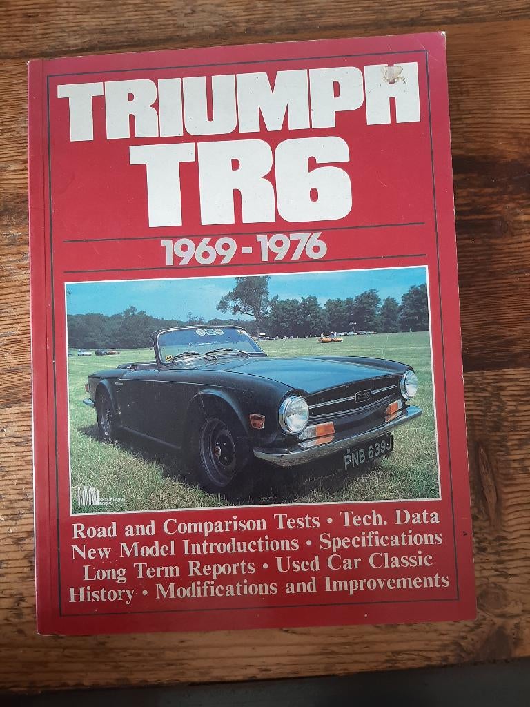 TRIUMPH TR 6 English version, Ophalen of Verzenden