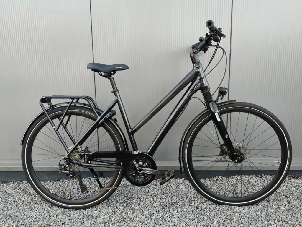 Cannondale Tesoro Disc damesfiets. 53cm. Shimano XT. ZGAN!, 28 inch, 53 tot 56 cm, Zo goed als nieuw, Meer dan 20 versnellingen