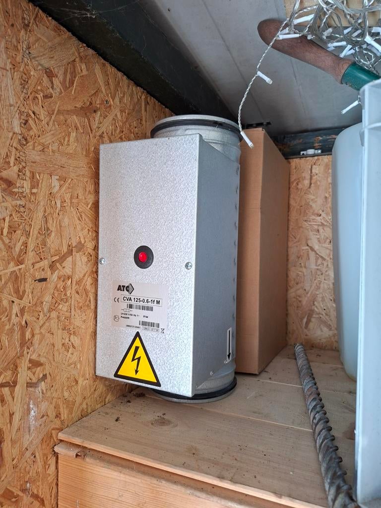 Luchtverwarming 125 luchtverwarmer 125, Ophalen, Afvoer, Pvc, Nieuw