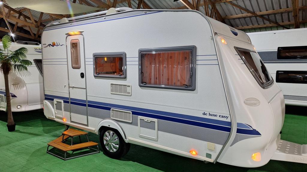 Hobby De luxe Easy 400 KB Voortent/Luifel, Dwarsbed, Hobby, Harald-Striewski-Straße 15, 24787 Fockbek, Duitsland, 4 tot 5 meter