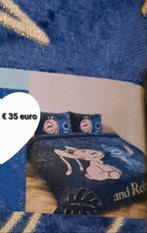 Nieuw 2-persoons Disney Stitch en Angel dekbedovertrek King, Blauw, Dekbedovertrek, Ophalen of Verzenden, Nieuw