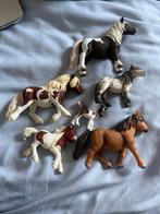 Schleich Shetlanders - Set van 6 paarden en veulens, Ophalen of Verzenden, Gebruikt, Jongen of Meisje