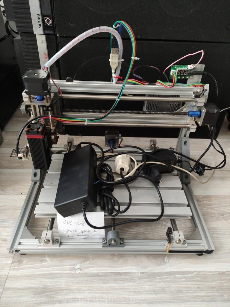 CNC 30/8 Graveermachine met Laser - Zo goed als nieuw, Doe-het-zelf en Verbouw, Gereedschap | Overige machines, Onbekend, Ophalen of Verzenden