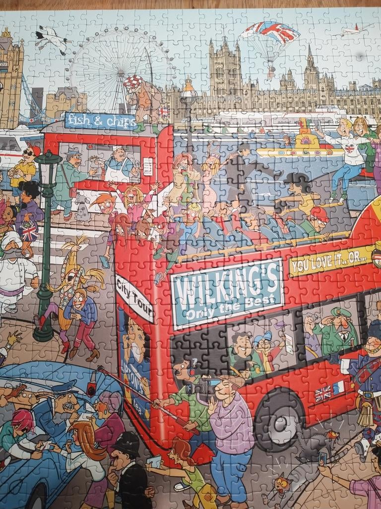 Puzzel London City Edition, Ophalen, 500 t/m 1500 stukjes