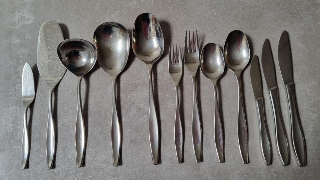 Van Kempen Jolie S20 Durfine bestek onderdelen - Kwadraat, Ophalen of Verzenden, Rvs of Chroom