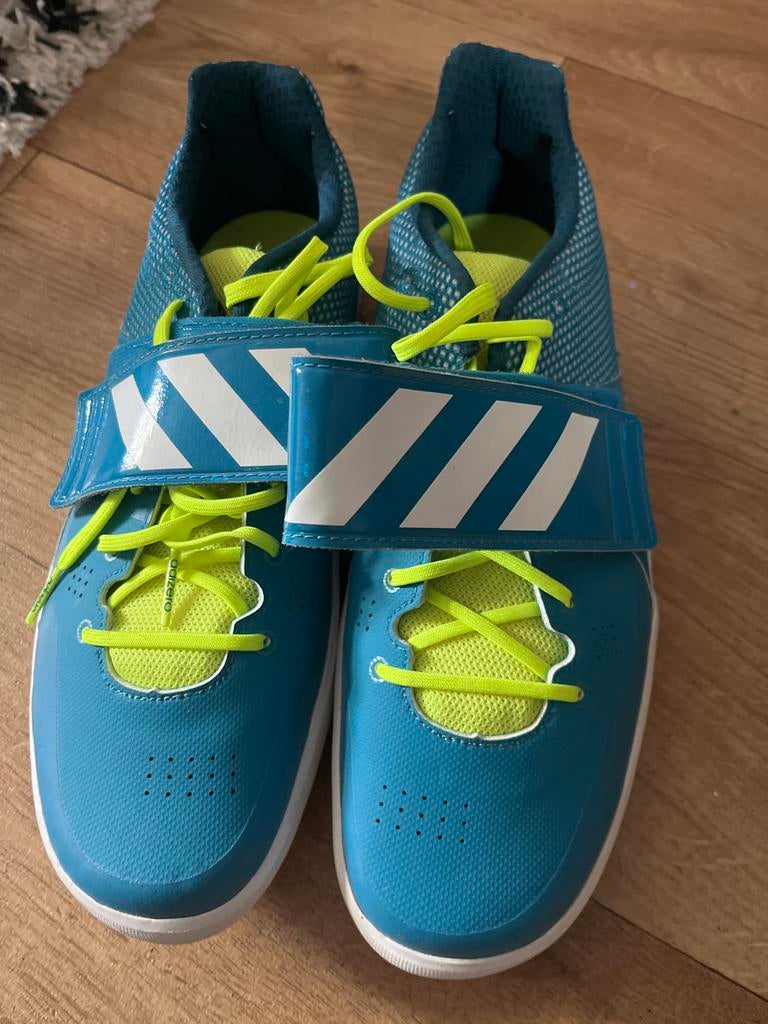 Werpschoenen atletiek maat 43 1/3 (UK 9, US 9.5), Sport en Fitness, Loopsport en Atletiek, Adidas, Gebruikt, Overige typen, Ophalen of Verzenden