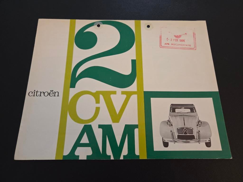 Brochure Citroën 2CV AM 1963, Boeken, Auto's | Folders en Tijdschriften, Zo goed als nieuw, Citroën, Ophalen of Verzenden