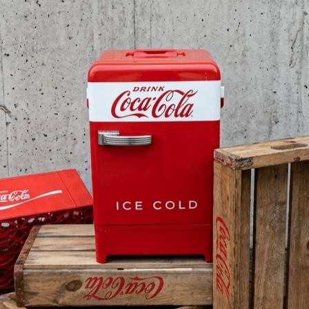 Mini Koelkast Coca-Cola Amerikaans Model USA Jaren50 Vintage, Verzamelen, Ophalen of Verzenden, Zo goed als nieuw, Gebruiksvoorwerp