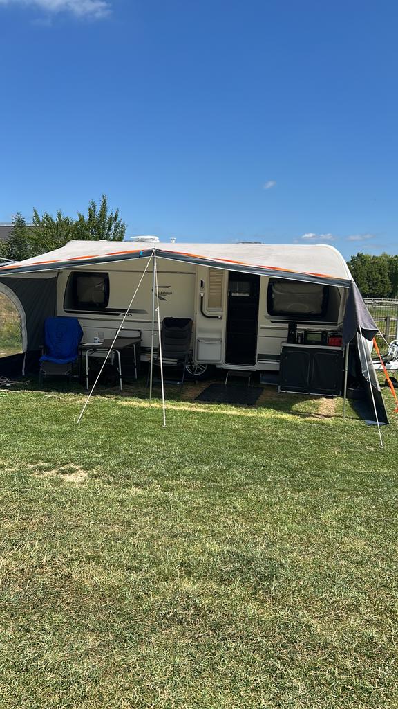 Dorema luifel met 2 zijkanten €100,-, Ophalen, Gebruikt