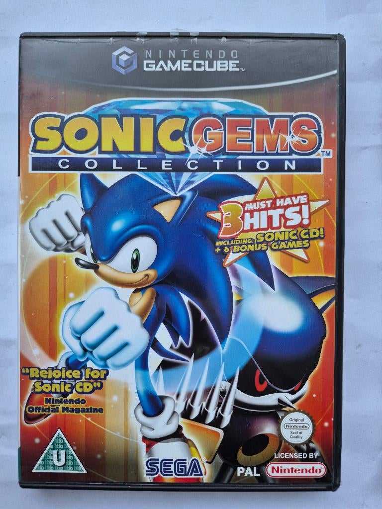 SONIC gems collection, Spelcomputers en Games, Games | Nintendo GameCube, Gebruikt, 1 speler, Racen en Vliegen, Ophalen of Verzenden