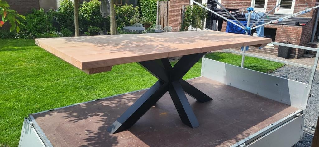 Douglas tuintafel, Ophalen, Nieuw, Rechthoekig, Hout
