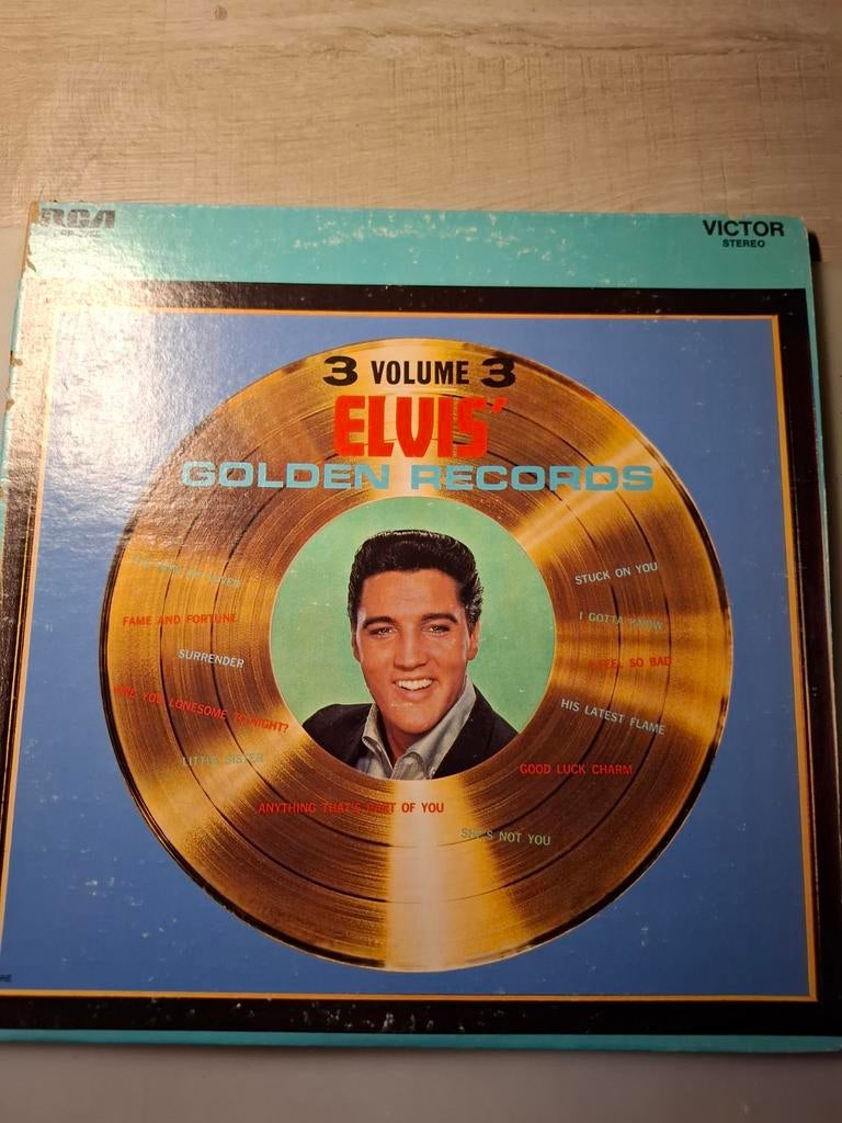 Elvis Presley - Elvis' Golden Records Vol. 3 LP (Vintage), Gebruikt, Ophalen of Verzenden, Complilatie, 12 inch