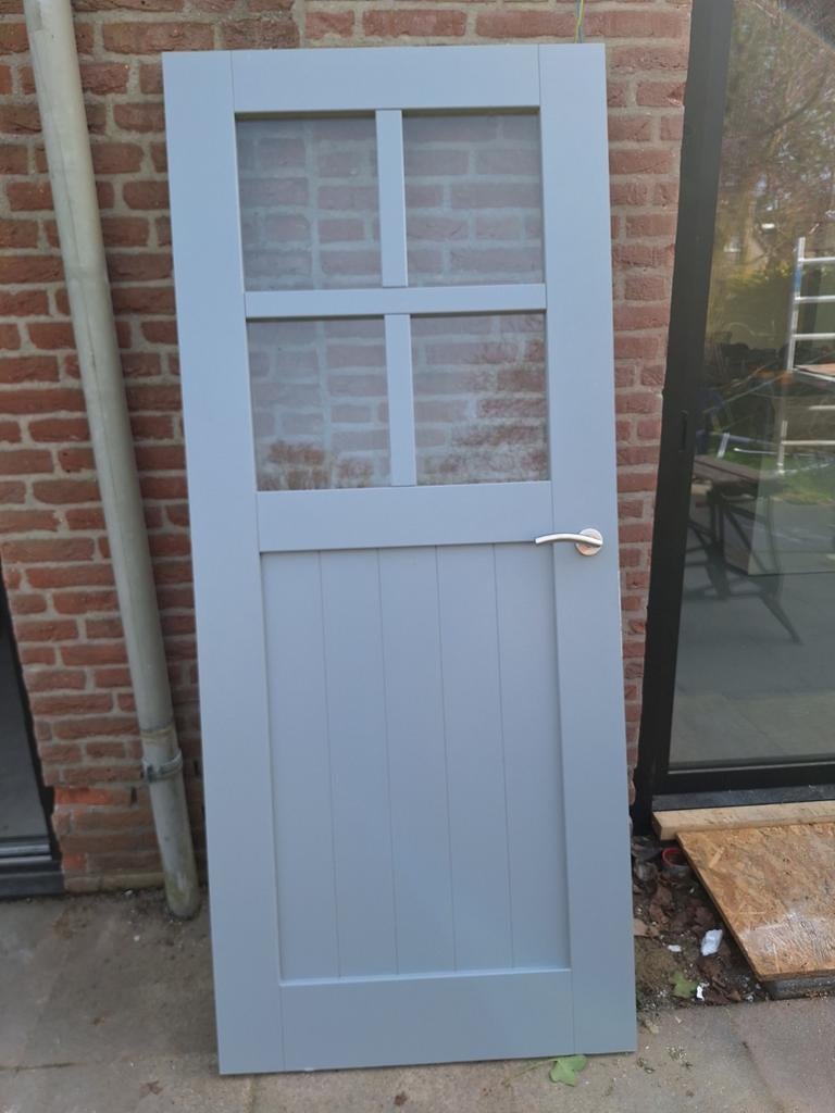 Opdek deur, Ophalen of Verzenden, Glas, Binnendeur, 200 tot 215 cm