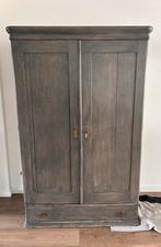 Grenen servies-/kledingkast, Ophalen, Gebruikt, 70 tot 120 cm, 170 cm of meer
