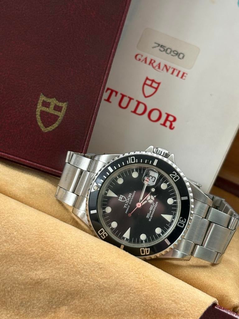Tudor Submariner 36mm - 75090 - Full Set, Overige merken, Staal, Gebruikt, Staal