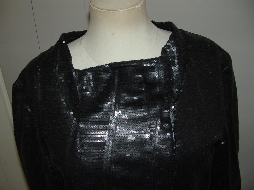 Eksept lovely jacket kort jasje blazer pailletten maat M, Kleding | Dames, Jasjes, Kostuums en Pakken, Maat 38/40 (M), Zwart, Ophalen of Verzenden