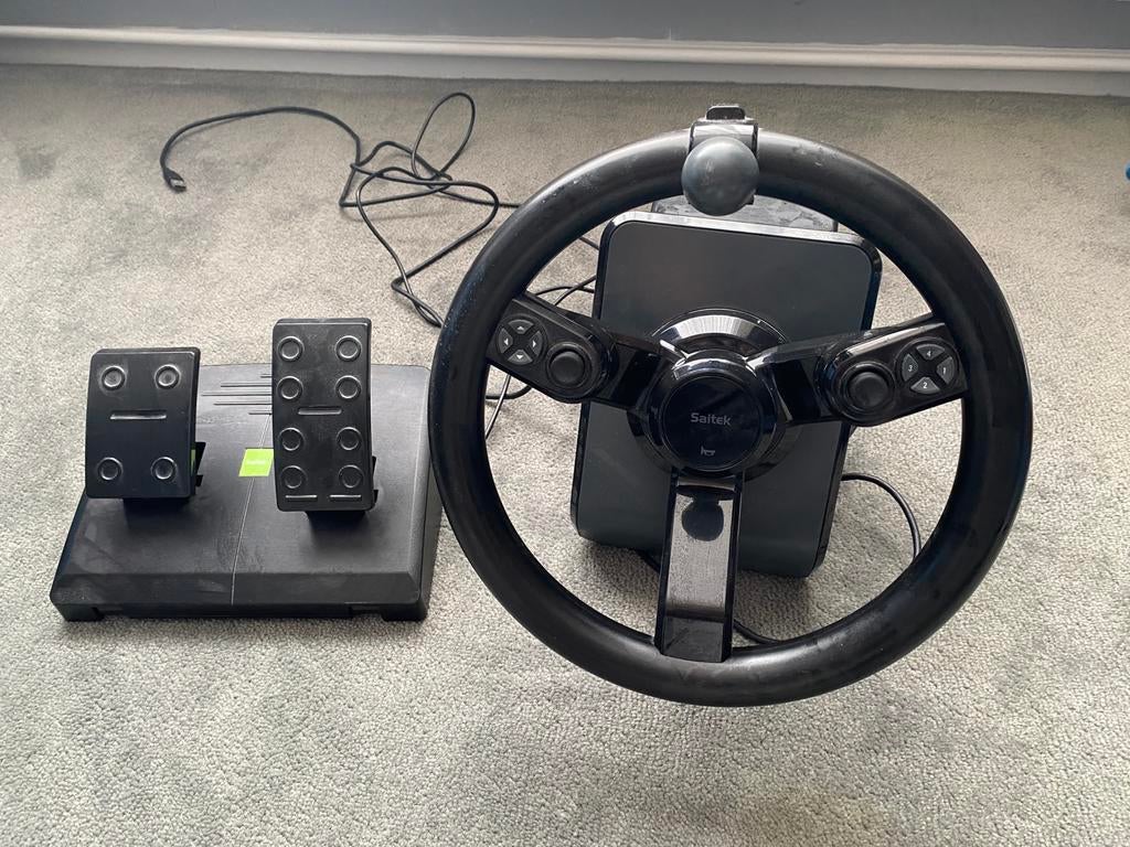 Logitech Saitek farming simulator stuur en pedalen, Computers en Software, Joysticks, Ophalen of Verzenden, Gebruikt