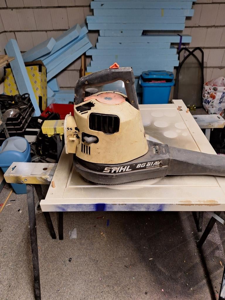 Stihl BG 51 AV bladblazer, Ophalen, Benzine, Gebruikt, Handgedragen