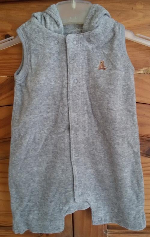 Maat 50/56 * 1-delig grijs pakje NIEUW (10542) a, Kinderen en Baby's, Babykleding | Maat 50, Nieuw, Ex GAP / Koala, Ophalen of Verzenden