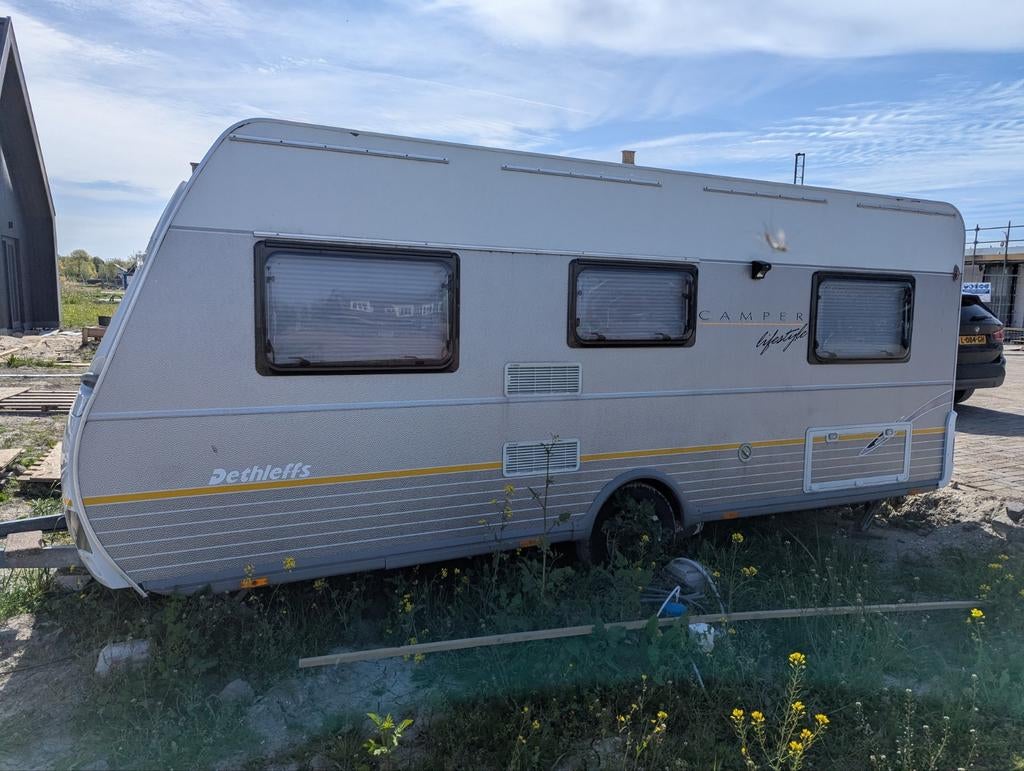 Dethleffs Camper met mover en automatisch nivelleersysteem, Caravans en Kamperen, Caravans, Rondzit, Particulier, Dethleffs, 5 tot 6 meter