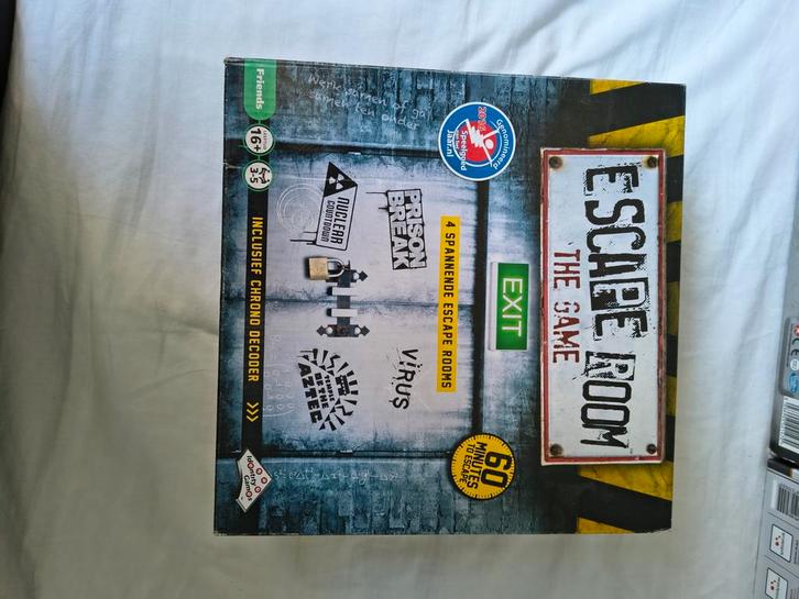 Escape Room The Game, Hobby en Vrije tijd, Gezelschapsspellen | Overige, Gebruikt, Een of twee spelers, Drie of vier spelers, Vijf spelers of meer