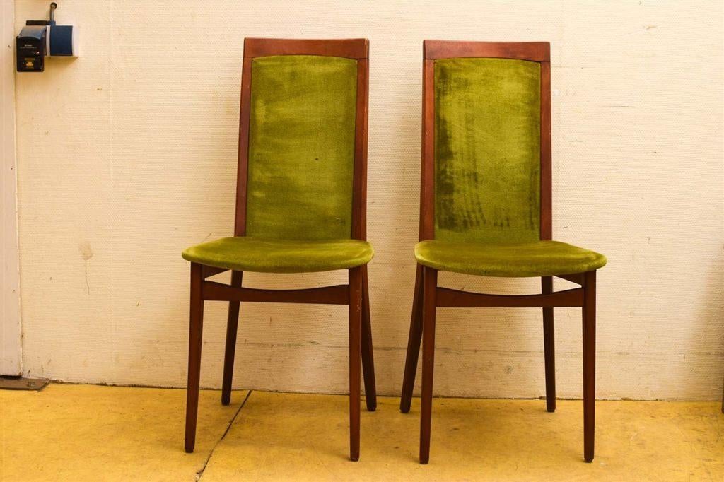 6 stuks tacke sitzmobel Stoelen 50994, Gebruikt, Ophalen of Verzenden, Vijf, Zes of meer stoelen, Stof