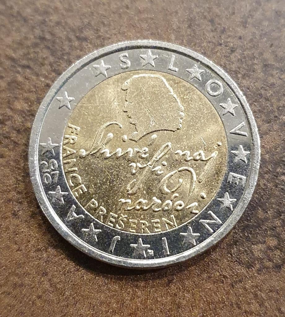 euromunt Slovenie, Postzegels en Munten, Munten | Europa | Euromunten, Ophalen of Verzenden, Slovenië, 2 euro, Losse munt