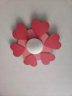Plafondlamp plafonniere Steinhauer hartjes roze ZGAN, Ophalen of Verzenden, Zo goed als nieuw, Staal, Navelpiercing