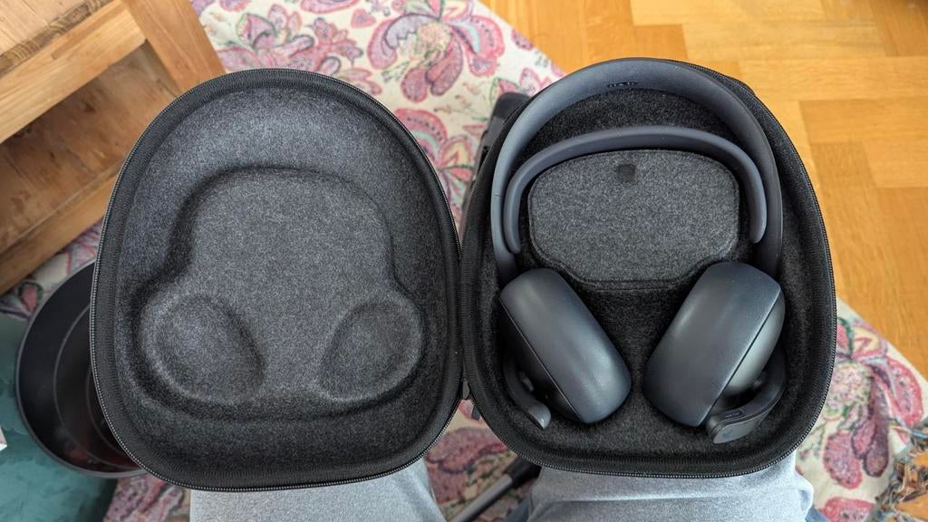 Sony Pulse Elite headset with case. (ZWART), Ophalen, Zo goed als nieuw, PlayStation 5, Draadloos