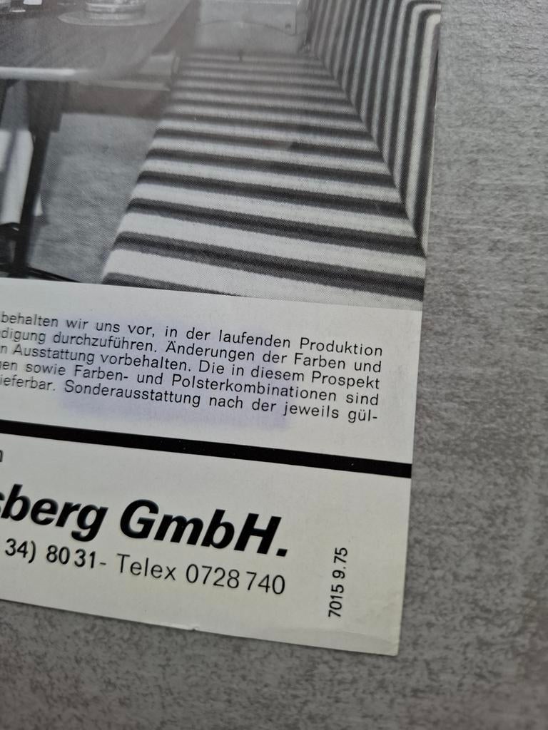 Mercedes-Benz L 206 D Weinsberg Wohnmobil sheet - 1975, Ophalen of Verzenden, Gelezen, Mercedes