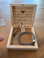 Pig en hen armband catana foxtail indigo purple silver S, Sieraden, Tassen en Uiterlijk, Armbanden, Ophalen of Verzenden, Zo goed als nieuw