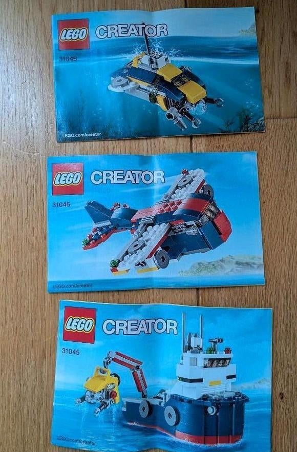 LEGO Creator 31045 3-in-1 Oceaanonderzoeker, Ophalen of Verzenden, Zo goed als nieuw, Complete set, Lego