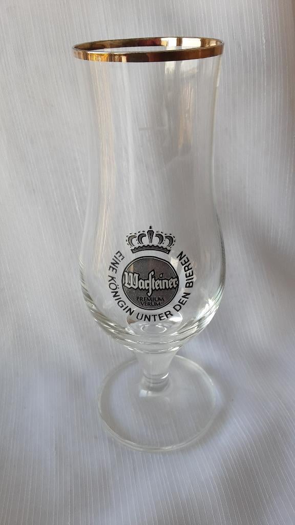 WARSTEINER bierglas 0,33 l, tulpvorm, Ophalen of Verzenden, Zo goed als nieuw, Bierglas