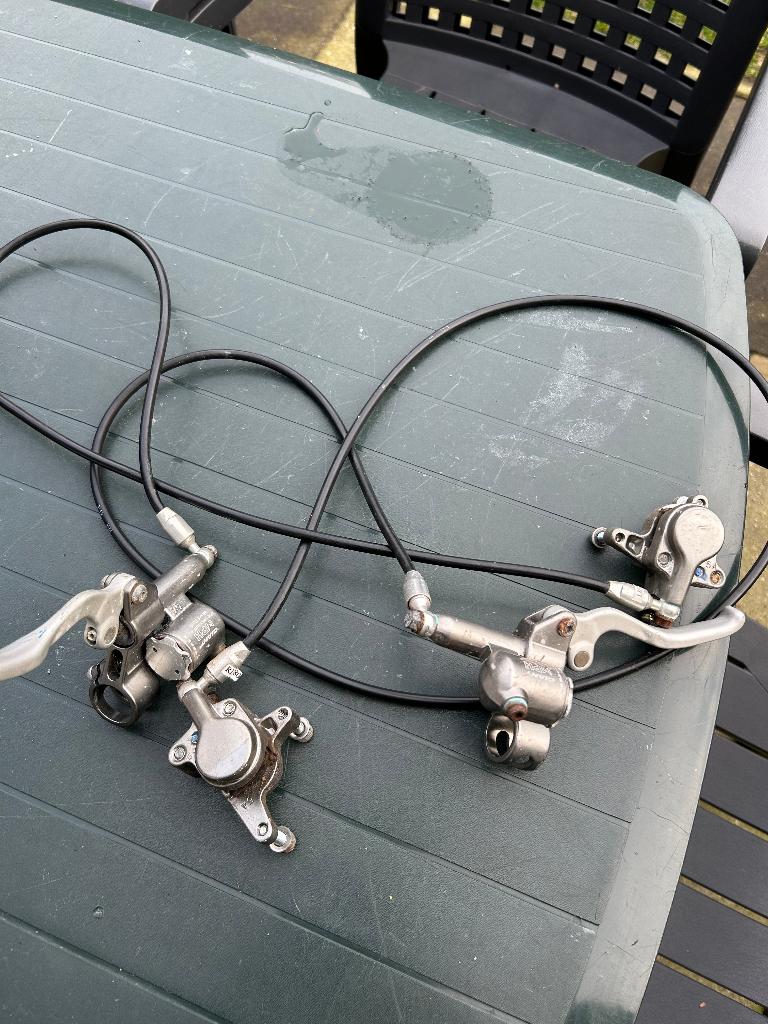 :SET Vintage GIANT MPH hydraulische rem, Ophalen of Verzenden, Gebruikt, Dynamo, Achterlicht