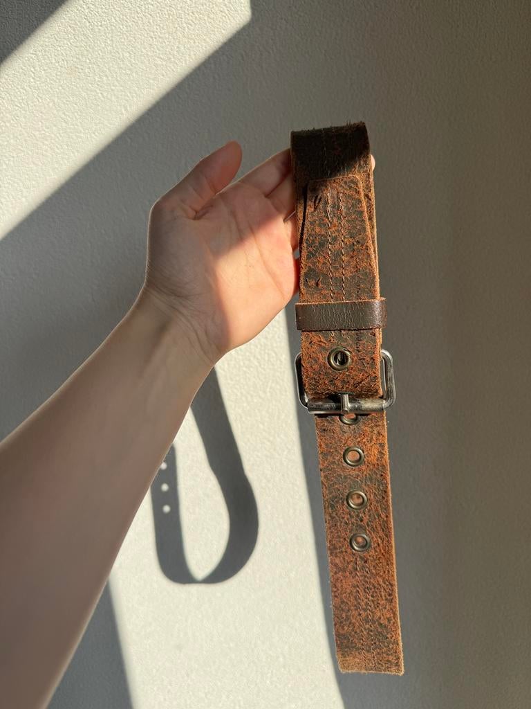 PME Jeans bruine echt leren riem, Kleding | Heren, Riemen en Ceinturen, 95 tot 105 cm, Bruin, PME, Echt leder