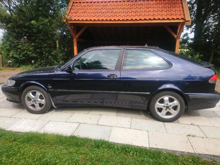 Saab 9-3 2.0 T Coupe AUT 2002 Blauw, Auto's, Saab, Particulier, Saab 9-3, ABS, Airbags, Alarm, Boordcomputer, Climate control