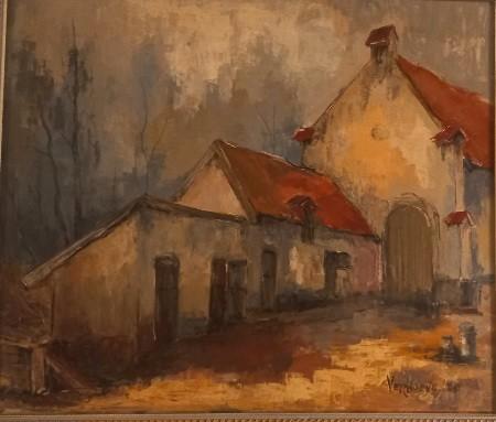 schilderij Aloys Verhoeve, Antiek en Kunst, Kunst | Schilderijen | Klassiek, Ophalen