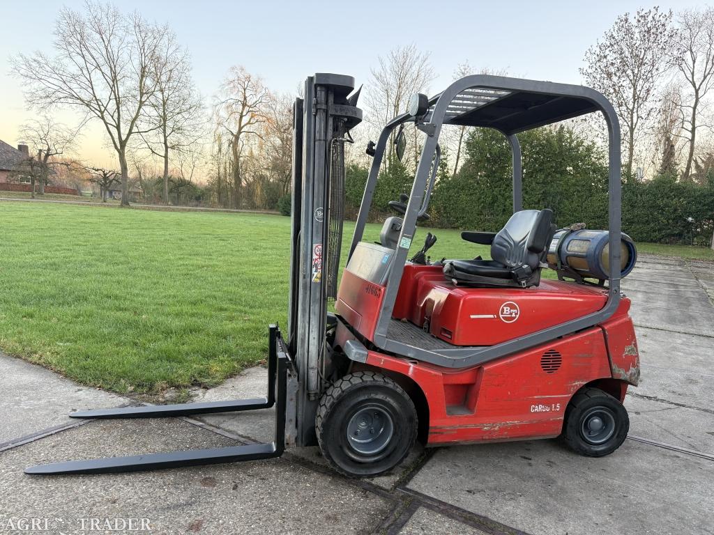 BT / Toyota 1.5 tonner lpg heftruck triplex Sideshift 4300 u, Zakelijke goederen, Machines en Bouw | Heftrucks en Intern transport