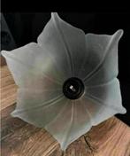 Vintage glazen kelk hanglamp, Ophalen of Verzenden, Zo goed als nieuw, Glas, Minder dan 50 cm