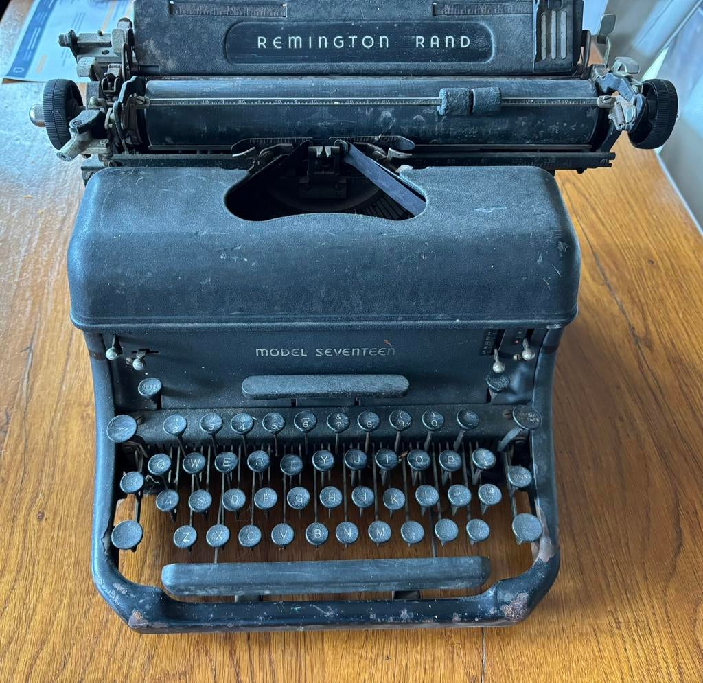 Remington Model Seventeen, Diversen, Typemachines, Ophalen