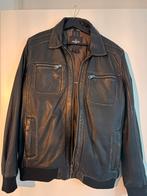Donders Zwart Leren Bomberjack Maat 54, Ophalen of Verzenden, Zo goed als nieuw, Maat 52/54 (L), Zwart