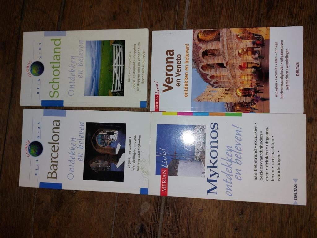4 reisgids boeken globus, nieuwstaat, Overige merken, Europa, Nieuw, Ophalen of Verzenden