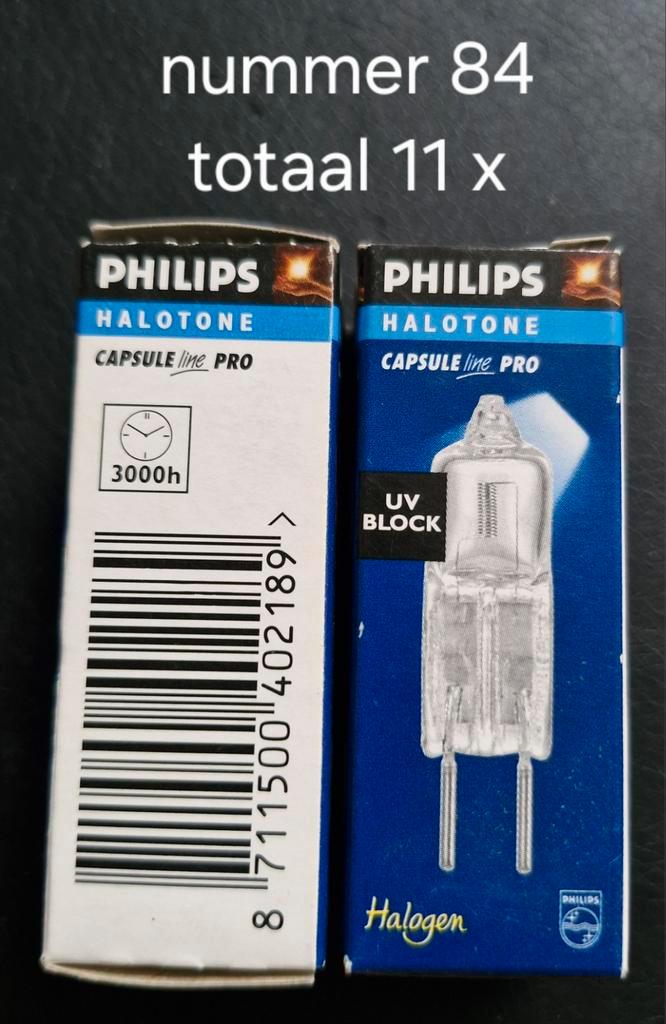 Nr. 84 Philips capsuleline pro, Huis en Inrichting, Lampen | Losse lampen, Nieuw, Halogeen (gloei)lamp, 30 tot 60 watt, Bipin of Steekvoet