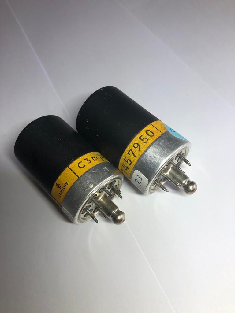 Siemens C3m buizen getest matched paar, Ophalen of Verzenden