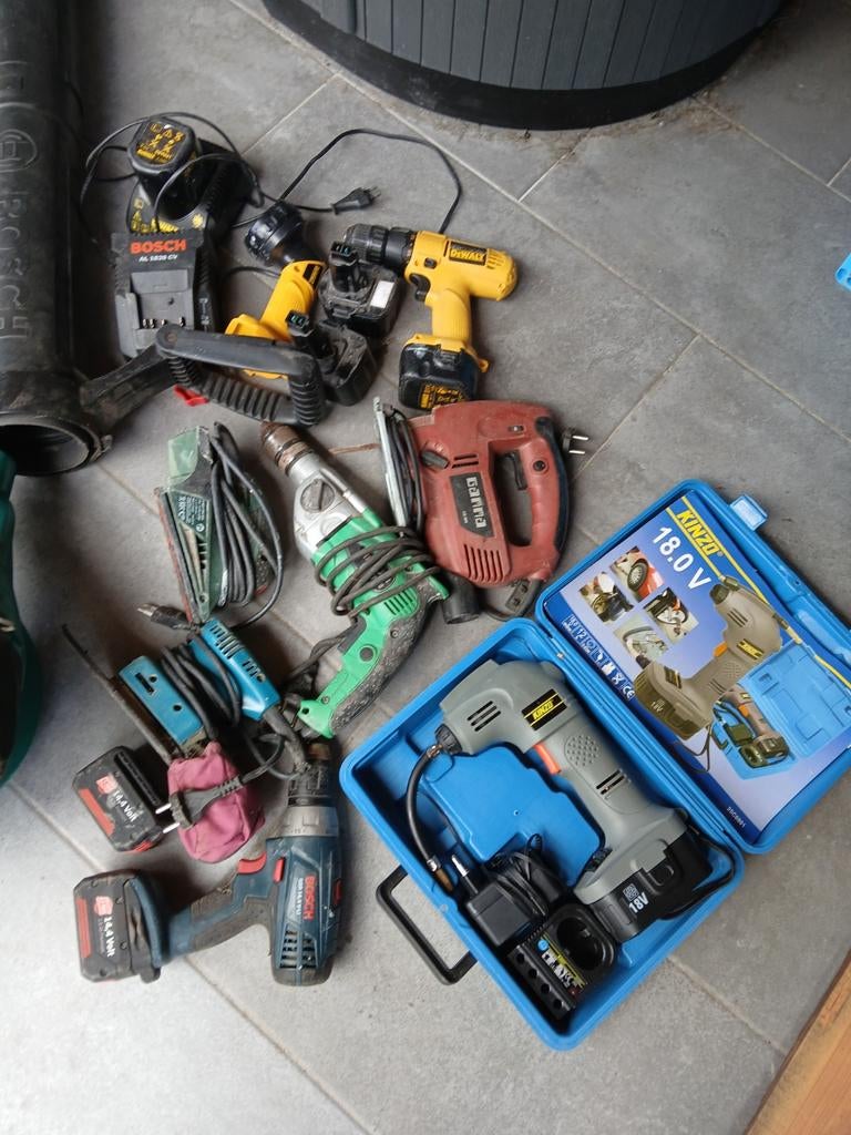 Partij gereedschap, Ophalen