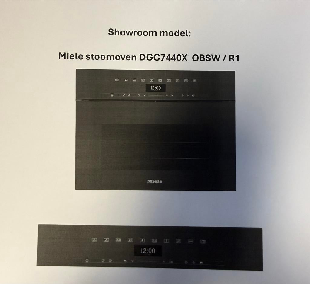 Miele Stoomoven DGC7440X OBSW/R1 Showroommodel, Witgoed en Apparatuur, Ovens, Hete lucht, Oven, 60 cm of meer, Nieuw