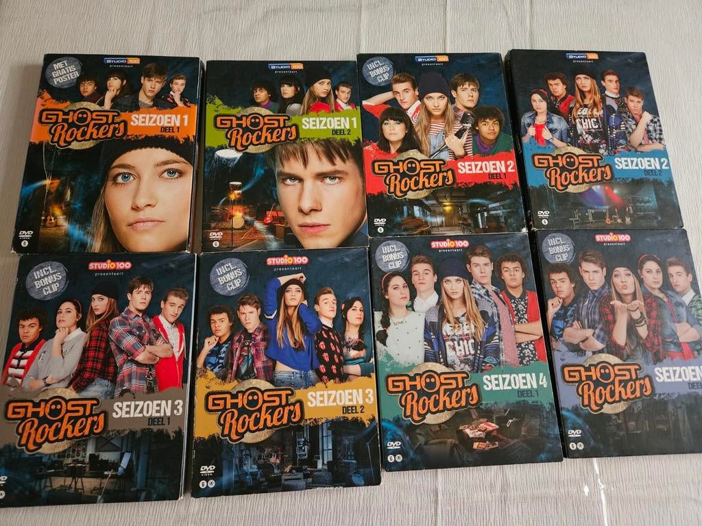 Ghost rockers seizoen 1 tot 4 compleet, Cd's en Dvd's, Vanaf 12 jaar, Ophalen of Verzenden, Zo goed als nieuw
